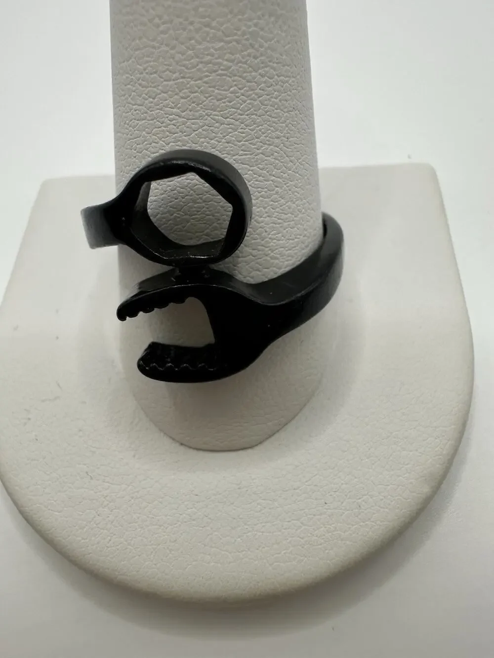 Black Metal Wrench Tool Ring Size 12